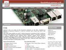 Tablet Screenshot of colis.cz